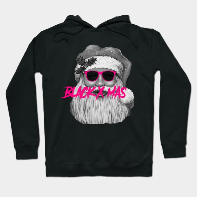 Merry black christmas Hoodie by ZOO OFFICIAL